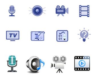 蘭亭妙微ui設計-數碼視訊EMR 4.0系統界面設計及圖標